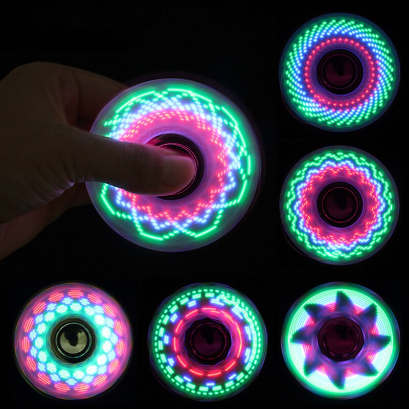 Colorful Glowing LED Fidget Spinner Colorful Glowing LED Fidget Spinner