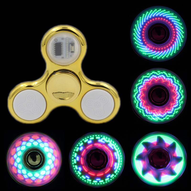 Colorful Glowing LED Fidget Spinner Colorful Glowing LED Fidget Spinner
